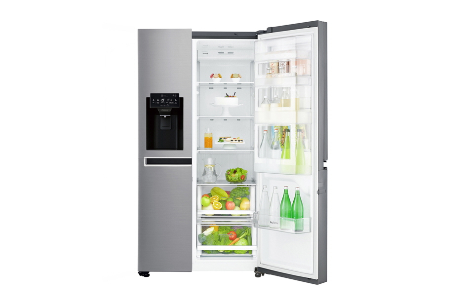 LG GSJ760PZXV side-by-side køle-fryseskab Fritstående 625 L F Rustfrit stål LG GSJ760PZXV side-by-side køle-fryseskab Fritstående 625 L F Rustfrit stål